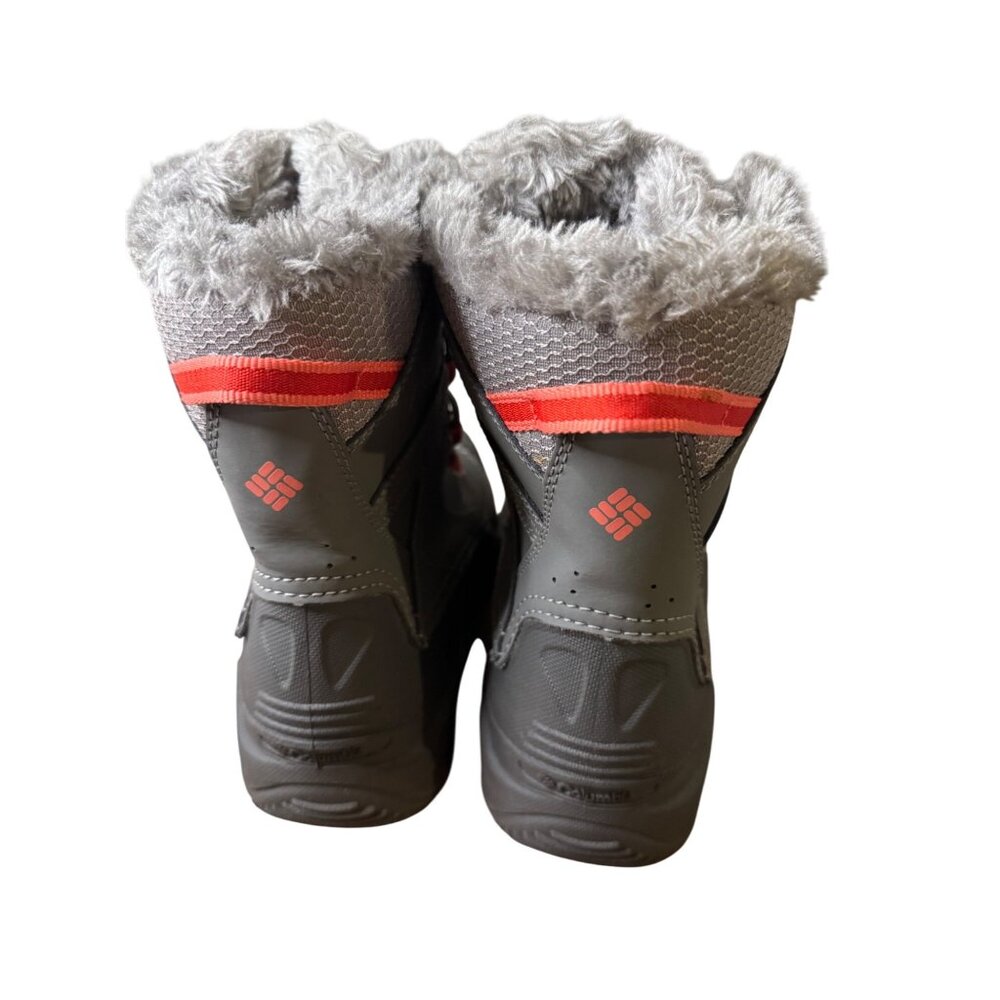 Columbia Bugaboot III Women's Waterproof Faux Fur Winter Boots Size 5 Gray & Ora - Picture 4 of 11